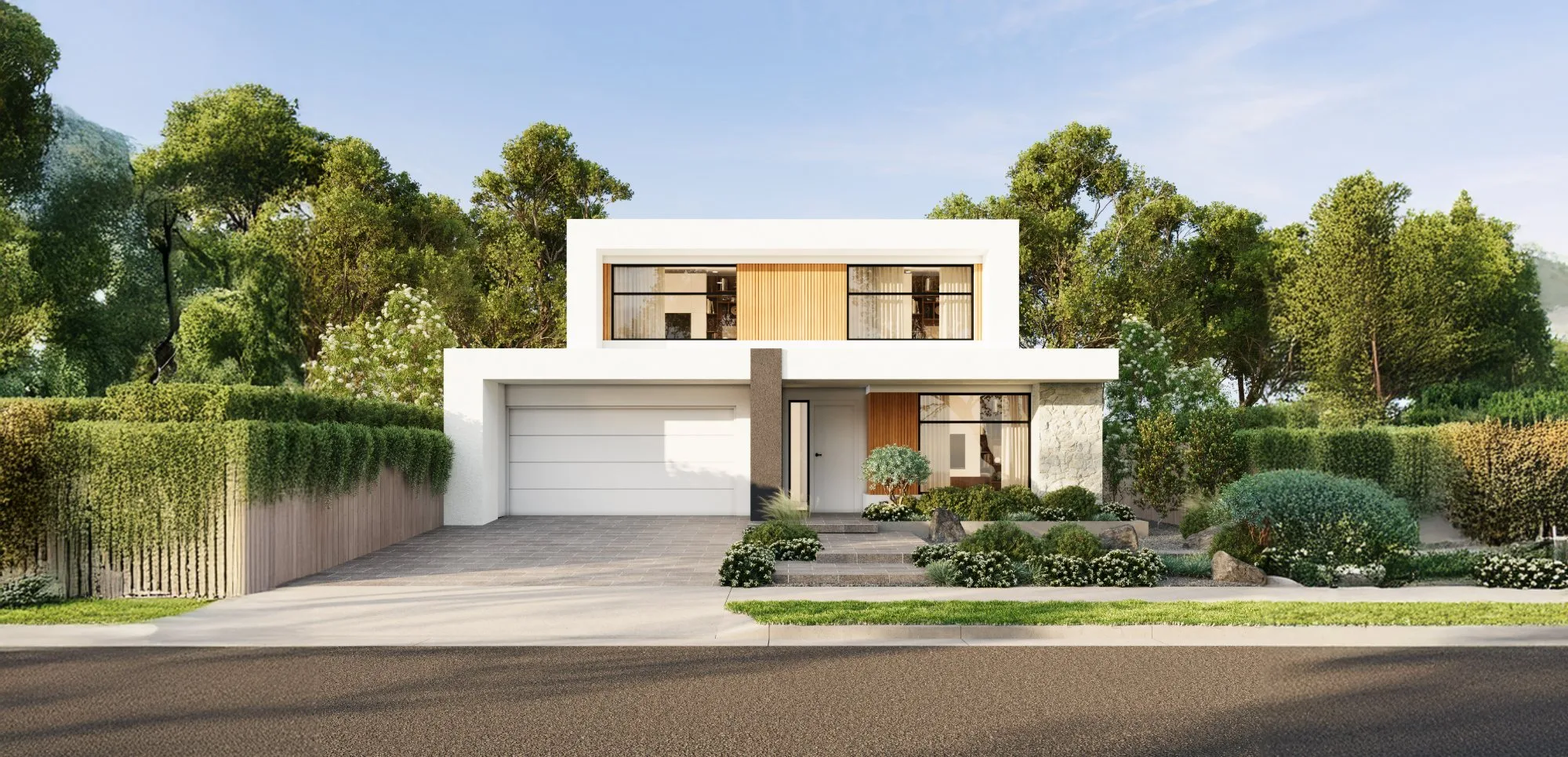 The Wintersun: contemporary two-storey rebuild design